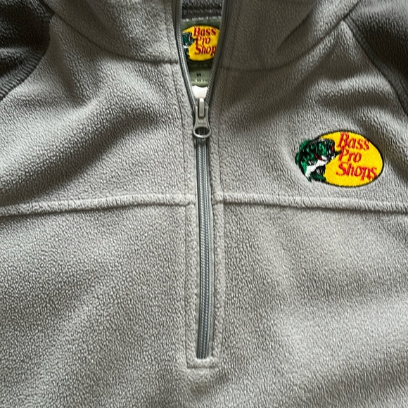 Bass Pro Shop adult medium fleece half zip pullover - Picture 5 of 5